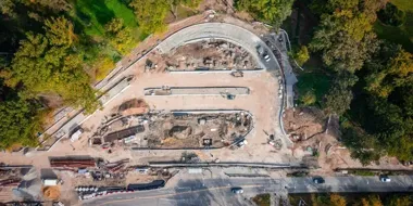 Tramwaj na Swojczyce nabiera kształtu. Na pętli widać już fundamenty