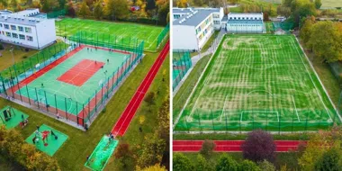 Przy SP 42 boiska są niemal gotowe. Sportowe inwestycje obejmą kolejne szkoły