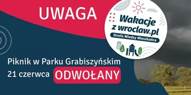 Piknik w Parku Grabiszyńskim odwołany. Oto letni plan spotkań