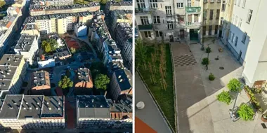 Koniec z kałużami na podwórku. Na Przedmieściu Oławskim powstała nowa przestrzeń sąsiedzka