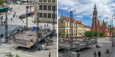 Na wrocławskim Rynku rośnie wielka scena. Zagrają Justyna Steczkowska i Budka Suflera