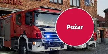 Czarny dym nad Hubską. Na placu budowy paliła się papa i gazowe butle