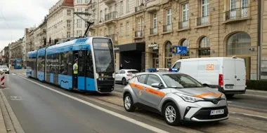 Tramwaje wróciły na Piłsudskiego. Kilka linii musiało wcześniej jechać objazdem