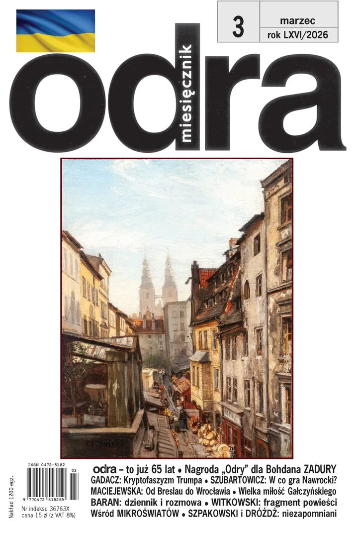 Odra świętuje 65 lat - numer 3/2026 z Nagrodą dla Bohdana Zadury
