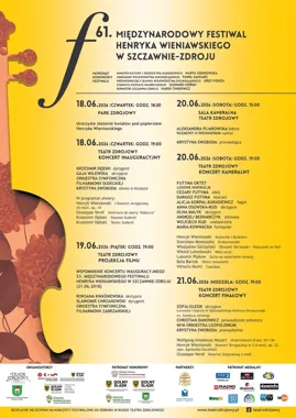 Wieniawski wraca do Szczawna-Zdroju - cztery dni, które brzmią głośno