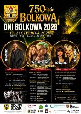 Bolków świętuje 750 lat - Bednarek i Smolasty rozkręcą miejski jubileusz