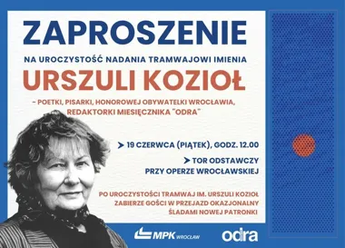 Wrocław odda hołd Urszuli Kozioł - tramwaj wyruszy z jej imieniem