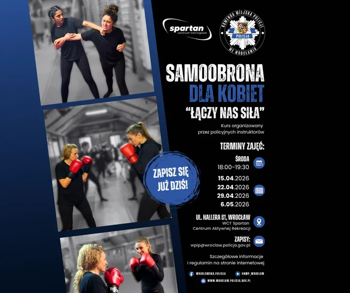 Wrocławscy policjanci stawiają na kobiety - rusza kurs samoobrony