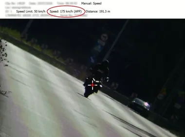 175 km/h we Wrocławiu przy limicie 50 km/h. Kierowca Ducati stracił prawo jazdy