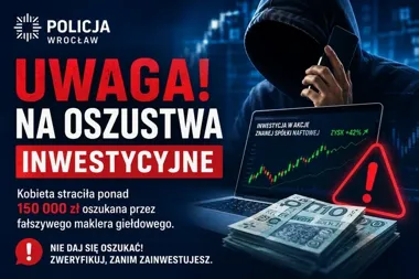 Fałszywy makler przekonał 48-latkę do przelewania pieniędzy. Straciła ponad 150 tysięcy złotych
