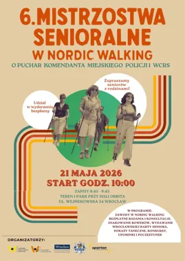 Nietypowe mistrzostwa seniorów we Wrocławiu pod okiem policji