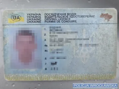 Drobna usterka we Wrocławiu skończyła się podejrzeniem fałszywego prawa jazdy