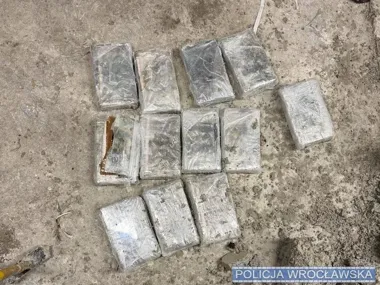 Kokaina ukryta w betonowych donicach - ponad 42 kg zabezpieczone