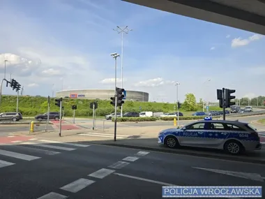 Ponad 31 tysięcy kibiców i jedna raca - zatrzymanie po meczu Śląska we Wrocławiu