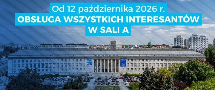 Remont w urzędzie wojewódzkim. Obsługa interesantów przenosi się do sali A