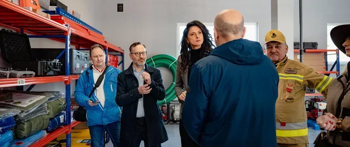 Uraz z nowym magazynem OLiOC – strażacy dostali sprzęt na powodzie