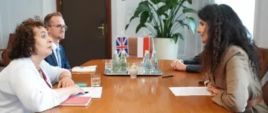 Bezpieczeństwo i gospodarka. Wojewoda spotkała się z ambasador Wielkiej Brytanii