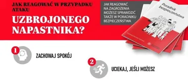 Uzbrojony napastnik w pobliżu? Najpierw ucieczka, potem telefon na 112